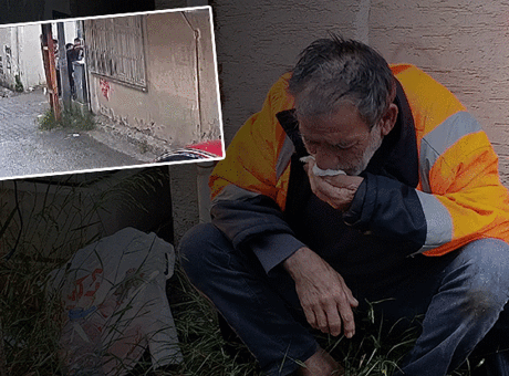 Adana'da şoke eden görüntüler! 3 çocuk sokakta yaşayan adamı darbetti