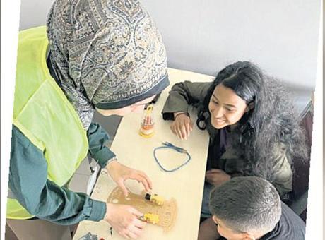 Hatay’da çocuklar robot tasarladı