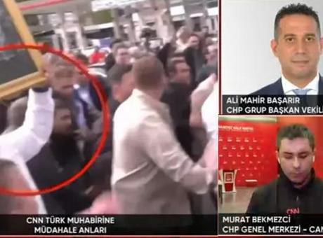 CHP'li Mahir Başarır, CNN Türk muhabiri Murat Bekmezci'den özür diledi