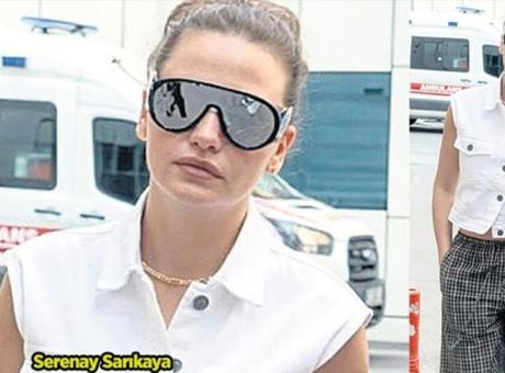 Serenay’ın gözaltı kombini