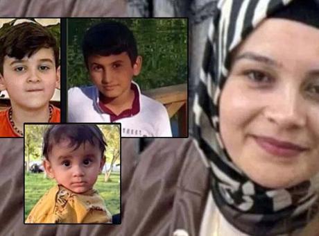 Adıyaman'da kazada ölen anne ile 3 çocuğuna acı veda
