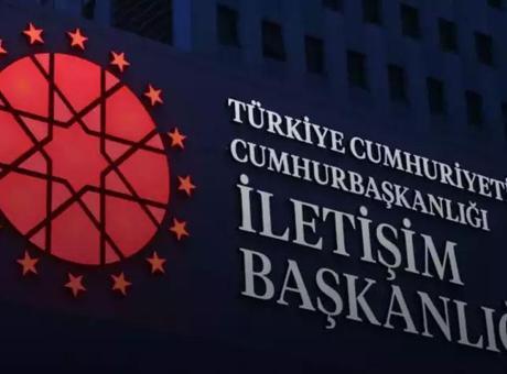 İletişim Başkanlığı'nın İngilizce web sitesinden dünyada bir