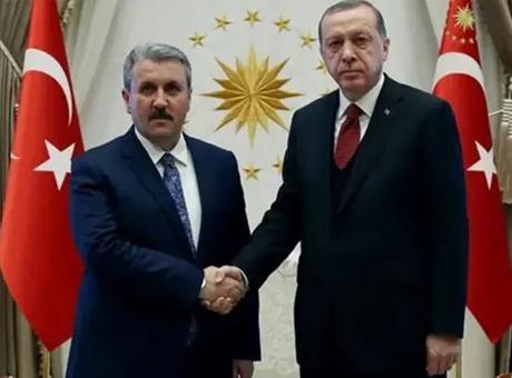 Cumhurbaşkanı Erdoğan Mustafa Destici’yi tebrik et