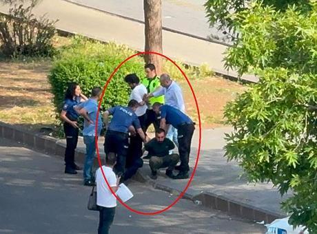 Diyarbakır Adliyesi'nde polise saldırı! 2 kişi tut