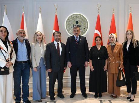 İçişleri Bakanı Çiftçi, GÜSODER heyeti ile görüştü