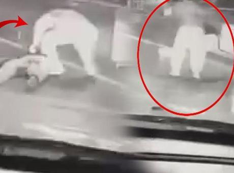 Yumruk darbesiyle ölen taksicinin son anları kamerada! Yeni görüntüler ortaya çıktı