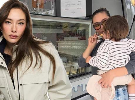 Minik Aziz piyano başında! Neslihan Atagül'den baba-oğullu sabah karesi
