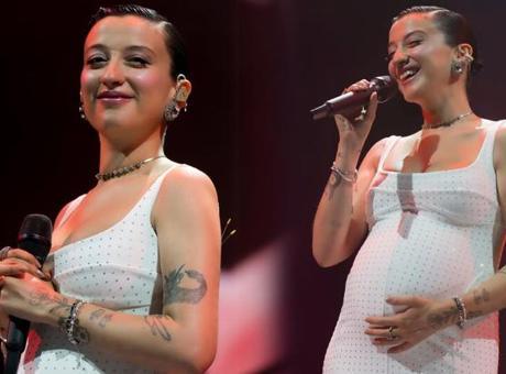 Melike Şahin'e hamilelik çok yakıştı! Karnı iyice belirginleşti, anne olmak için gün sayıyor