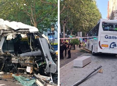 İspanya'da feci otobüs kazası! En az 40 yaralı