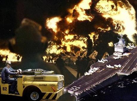 'Basit hata' gemiyi cehenneme çevirdi! 4 saatin korkunç bilançosu: 28 ölü, 314 yaralı, 15 uçak