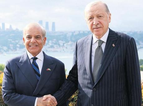 Cumhurbaşkanı Erdoğan Pakistan Başbakanı Şerif’i kabul etti: ‘İsraİl hükümeti savaş bağımlısı’