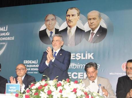 MHP Erdemli İlçe Başkanı yeniden Erol Erdoğan oldu