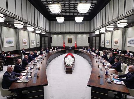 Kabine, Cumhurbaşkanı Erdoğan başkanlığında toplandı