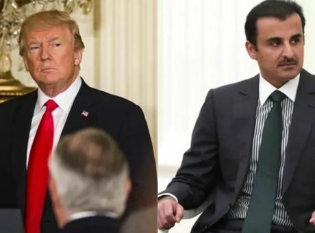 Trump'tan Katar'a taziye mesajı! Emir Şeyh Temim ile görüştü