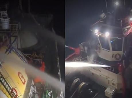 Denizcilik Genel Müdürlüğü duyurdu: Karadeniz'de dron saldırısına uğrayan LPG tankeri için kurtarma operasyonu