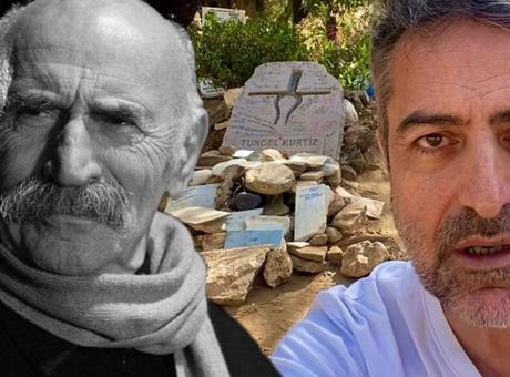 Tuncel Kurtiz'in mezarının son hali şaşkına çevirdi! Ünlü oyuncu isyan ettirdi: Bunu bilseydi vasiyetine eklerdi