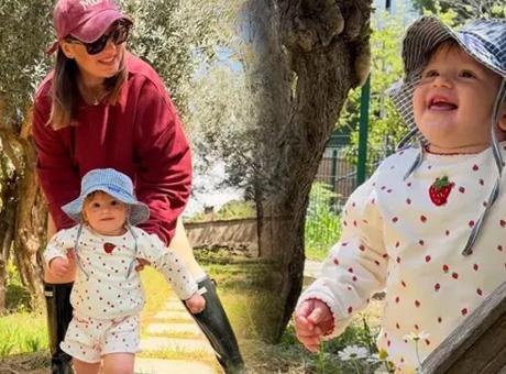 Görenler annesinin kopyası dedi! İşte Gizem Karaca'nın kızı Yaz'ın son hali