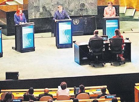 Genel Sekreter adayları bir araya geldi Genel Sekreter adayları bir araya geldi