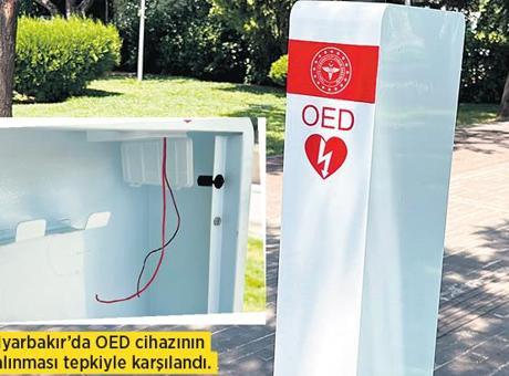 Hayat kurtaran cihazı çaldılar