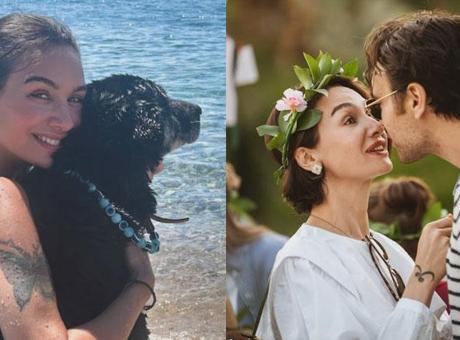 Aşk dolu tatil! Birce Akalay ile Hakan Kurtaş'ın romantik karelerine beğeni yağdı