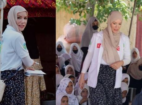 Gamze Özçelik 8 yıl sonra oyunculuğa döndü! İşte setten ilk kareler