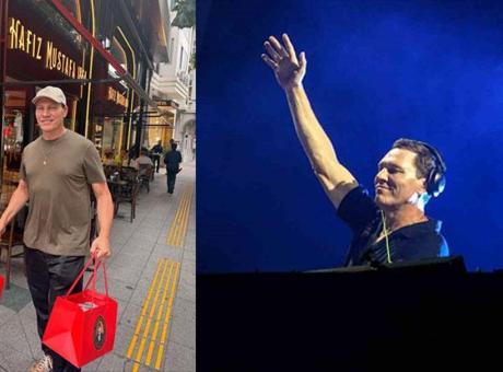 Dünyaca ünlü DJ Tiesto'dan İstanbul çıkarması! Türk tatlılarını deneyimledi