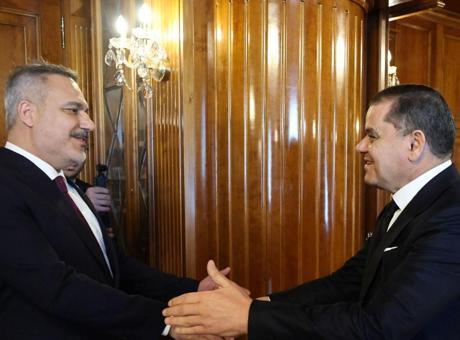 Dışişleri Bakanı Hakan Fidan Libya Ulusal Birlik Hükümeti Başbakanı Dibeybe ile görüştü Dışişleri Bakanı Hakan Fidan Libya Ulusal Birlik Hükümeti Başbakanı Dibeybe ile görüştü
