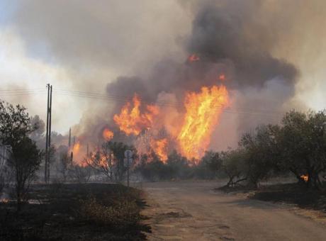 50 kentte turuncu alarm! Fransa alevlere teslim! 50 kentte turuncu alarm! Fransa alevlere teslim!