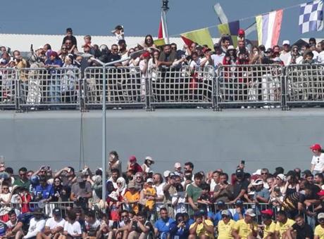 TEKNOFEST Mavi Vatan’da son gün yoğunluğu havadan görüntülendi