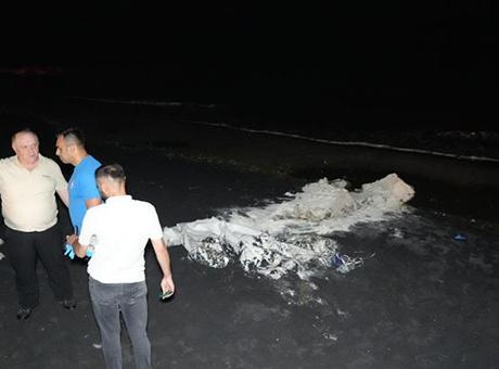 Samsun'da sahilde şüpheli madde alarmı… Ekipler harekete geçti