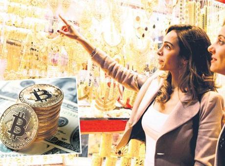 Altın riskle parladı Bitcoin iştahı arttı