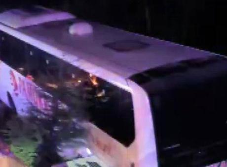 Manisa'da otobüs kazası! Yaralılar var