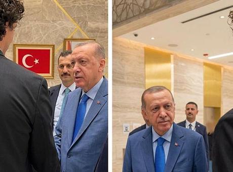 Cumhurbaşkanı Erdoğan Türkevi'nde Cedi Osman ile bir araya geldi: Seni de bizim takıma alırız