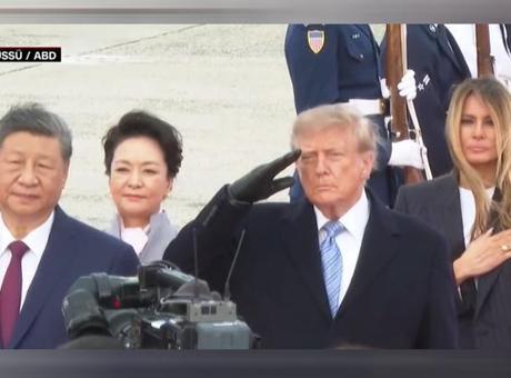 Çin Devlet Başkanı Şi Cinping ABD’de! Trump kapıda karşıladı