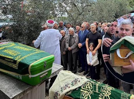 Doğuma 2 hafta kalmıştı! Kazada ölen hamile anne ve 3 yaşındaki kızı yan yana toprağa verildi