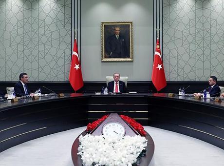 Kabine, Cumhurbaşkanı Erdoğan başkanlığında toplandı
