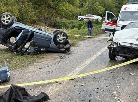 Bartın'da kahreden olay: Kardeşinin cenazesine gitti, kazada öldü
