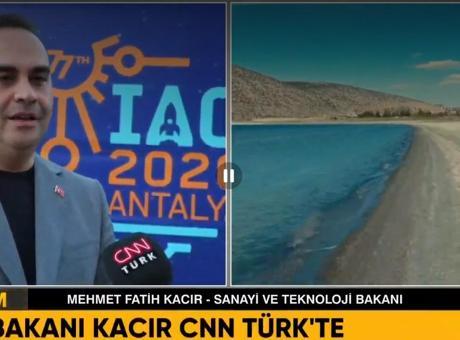Bakan Kacır CNN Türk'e konuştu: Türkiye en fazla bilimsel başvurusu kabul edilen ülke
