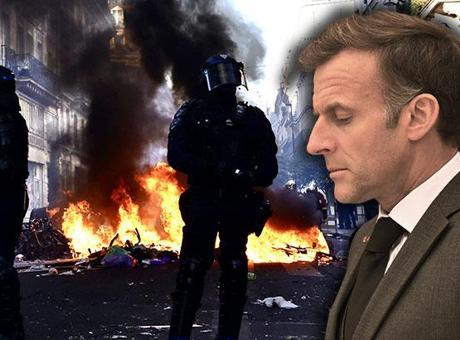 Macron duyurdu: Fransa'da yağma ve şiddet olaylarının ardından 'yasaklama' kararı!