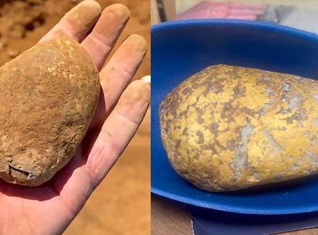 Neredeyse geçip gidiyordu! Patates sandı servet çıktı Neredeyse geçip gidiyordu! Patates sandı servet çıktı