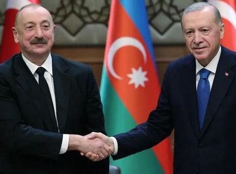 Azerbaycan Cumhurbaşkanı Aliyev'den, Cumhurbaşkanı Erdoğan'a Cumhuriyet kutlaması!