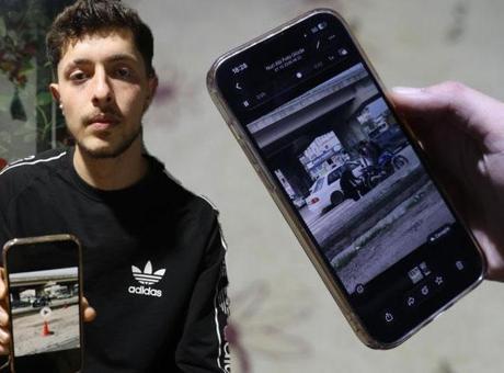 Yere düşen motosiklet sürücüsüne sopalı saldırı! ‘Hem darp edildim hem de ceza yedim’