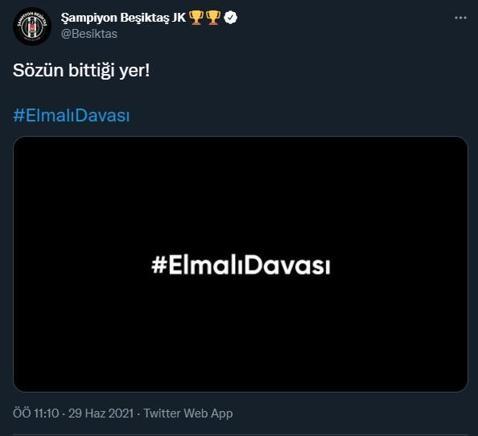 Futbol kulüplerinden Elmalı Davası paylaşımları Tepkiler üst üste...