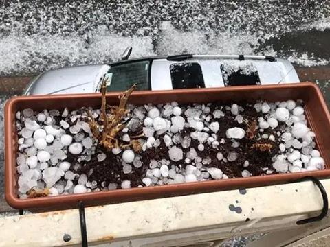 Meteoroloji yeni hava durumu haritası paylaştı! İki kenti sağanak ve dolu vurdu