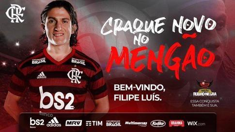 Filipe Luis resmen Flamengoda