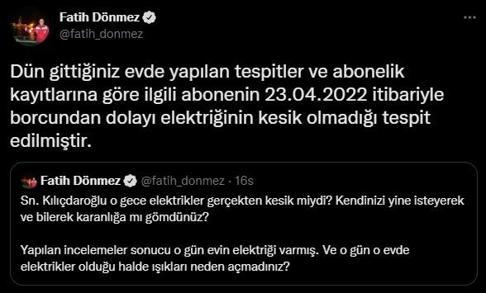 Kılıçdaroğlunun ziyaret ettiği evde elektrik var mıydı yok muydu Başkent EDAŞtan açıklama