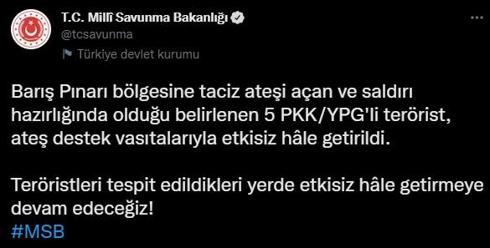 Terör örgütüne peş peşe darbeler Etkisiz hale getirilen PKKlı sayısı 8e yükseldi