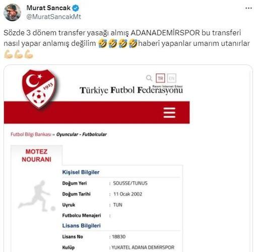 Murat Sancaktan sitemli transfer açıklaması: Umarım utanırlar