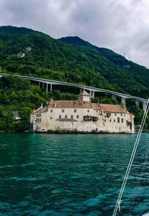 İsviçre’nin en çok ziyaret edilen Şatosu ‘Château da Chillon’