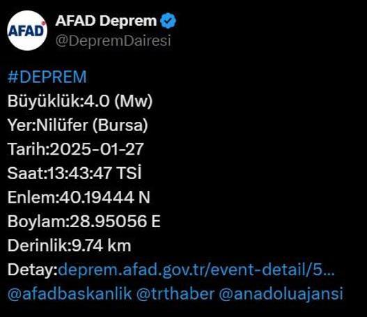 Son dakika... Bursada 4 büyüklüğünde deprem Neden bu kadar şiddetli hissedildi Uzman isim yanıtladı